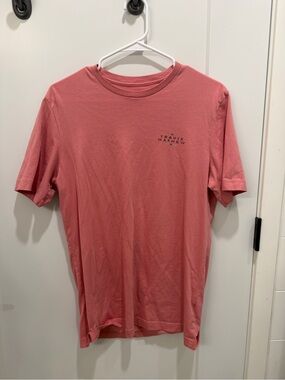 Travis Mathew Men's Dusty Coral Crewneck Tee